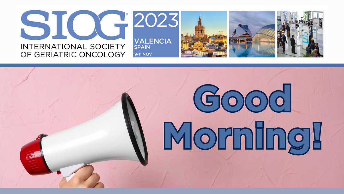 🚀 #SIOG2023 in Valencia is set to launch with a bang as we begin with the Geriatric Assessment Workshop. Get ready for an exciting journey into the world of geriatric oncology! #GerOnc #Valencia