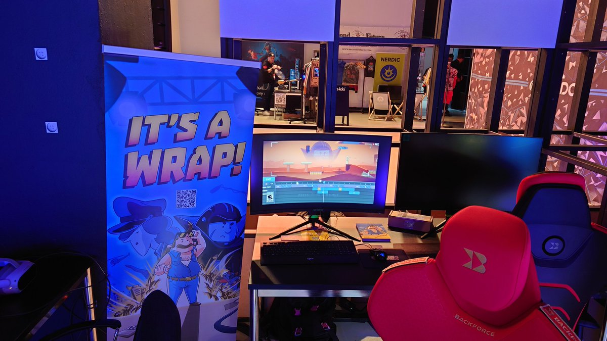 We got a cozy spot @GamesGroundB for the next 3 days - if you're in Berlin, drop by!