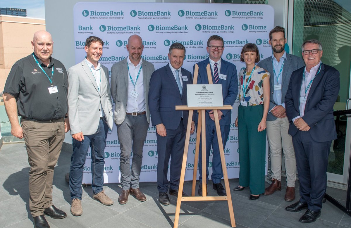 Amazing step forward for @BankBiome with the opening of the new research and manufacturing facilities. Great to have @Mark_Butler_MP, @PictonChris and everyone involved together for the opening yesterday. #microbiome