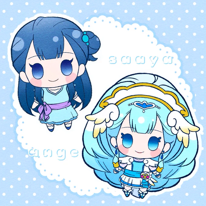 ぬいぐるみ風さあや&アンジュ