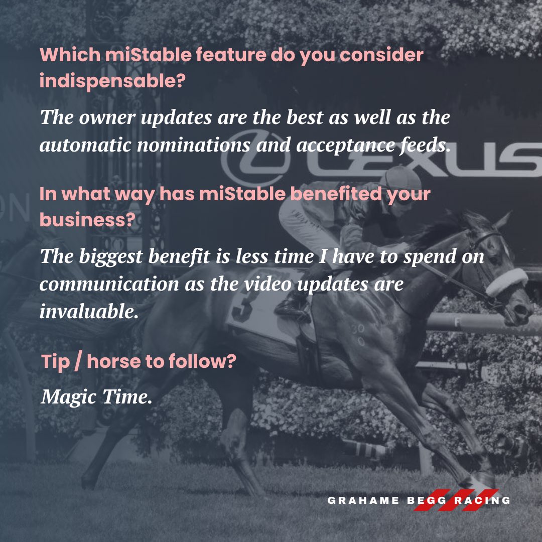 #AskTheTrainer 🎤 We’ve teamed up with legendary trainer, @Grahame_Begg, to bring you a Q&A jam-packed with written gems and horse racing know-how. A good chuckle guaranteed! 🐐😆