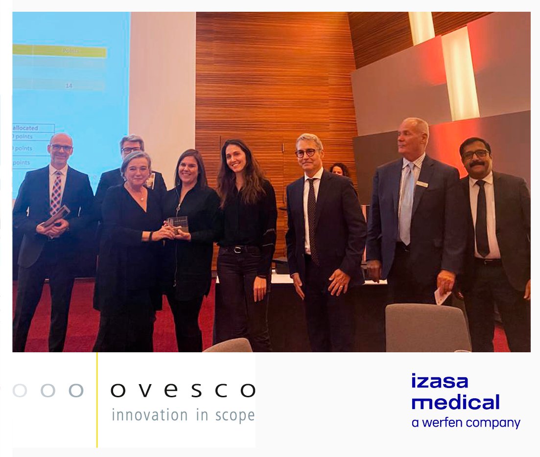 IzasaMedical's tweet photo. Estamos muy orgullosos👏 de recibir el premio🏆: "3er Best Global Distributor"🥉💼, en el pasado #DistributorMeeting organizado por #Ovesco.
Juntos, seguiremos trabajando🔍 para desarrollar innovaciones importantes que realmente mejoren la atención al paciente y ayuden a crear sociedades más sanas en todo el mundo🙌. ¡Muchas gracias a todos por hacerlo posible🎉!
#IzasaMedical #Endoscopy #Endoscopia