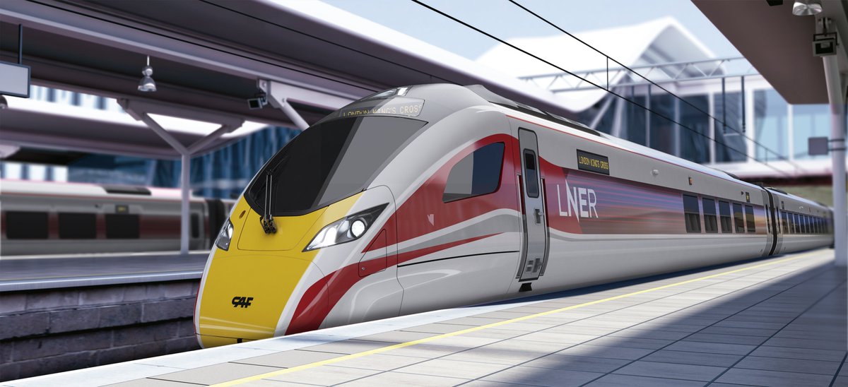 We're pleased to confirm that CAF will deliver 10 new tri-mode trains for LNER.

The trains will be able to operate in electric, battery or diesel mode and will complement our current #Azuma fleet of 65 trains.

For more information: lner.co.uk/news/first-tri…
