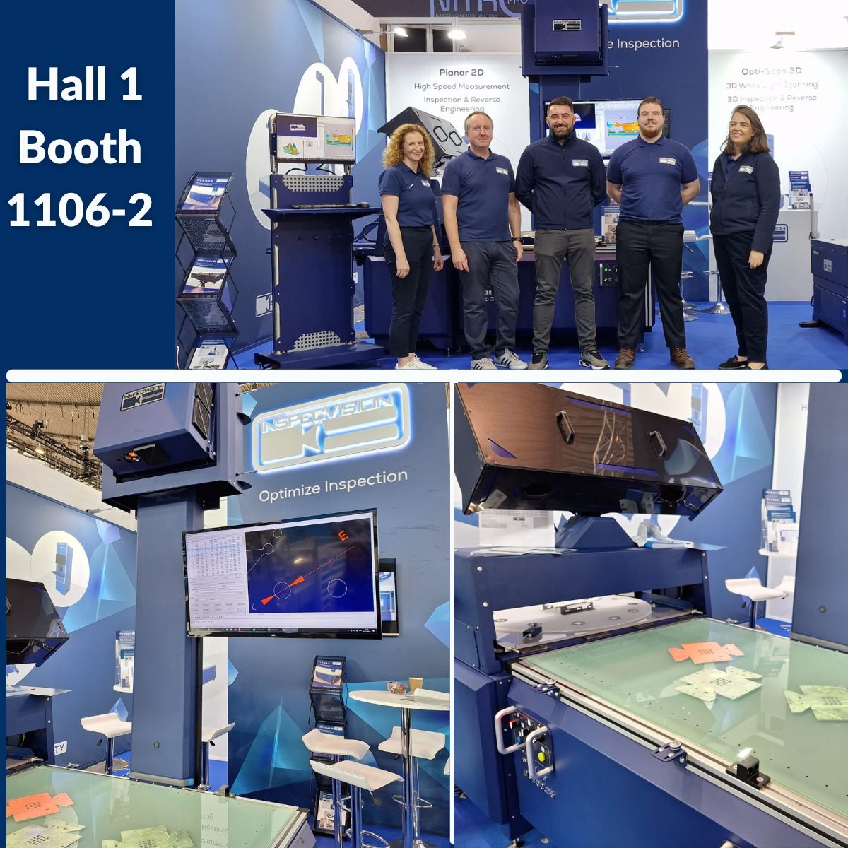 InspecVision's tweet image. Busy week so far Blechexpo Messe Lots of live demos and conversations discussing all aspects of sheet metal inspection and reverse engineering. Drop by Hall 1, Booth 1106-2 to see what vision technology can do for your business!
#Blechexpo #visiontechnology #qualitycontrol