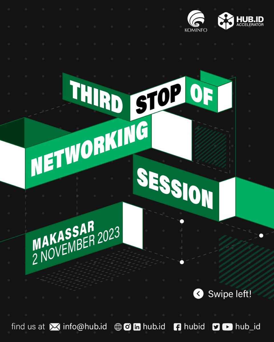 HUB_ID's tweet photo. Our team just got back from Makassar, bringing memories of the Networking Session. Here we are again, wrapping it up in 10 slides!- https://t.co/6HugaJ0jt0