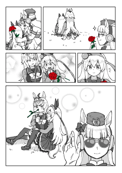 薔薇サプライズその①オグタマの場合#ウマ娘 