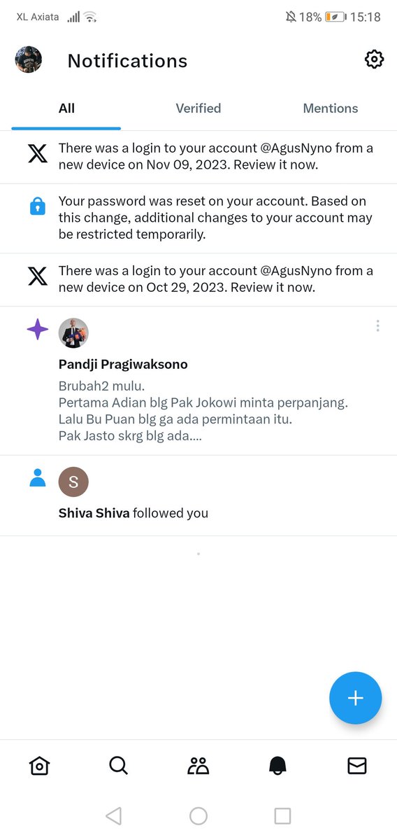 Someone was change my twitter password on Oct 29 2023, who the hell is it who dare change my password?? Hacker?