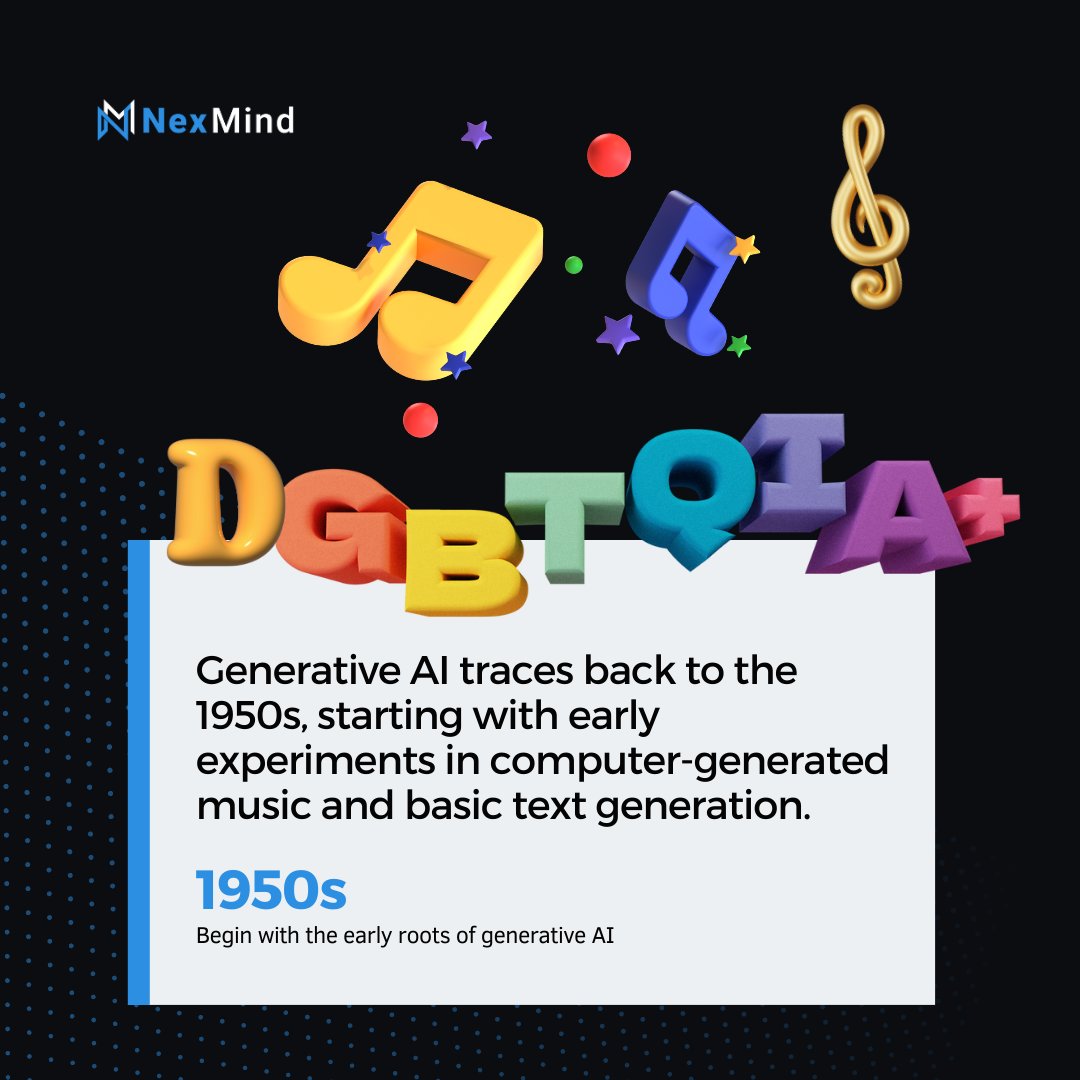 NexMind_AI's tweet photo. 📷📷 Dive into the fascinating history of Generative AI! 📷📷

Read more at: https://t.co/wbFPPA0fhO

#GenerativeAI #AIHistory #TechEvolution #contentcreator #contentmarketing #seo #seoautomation https://t.co/mTm0oavjiJ