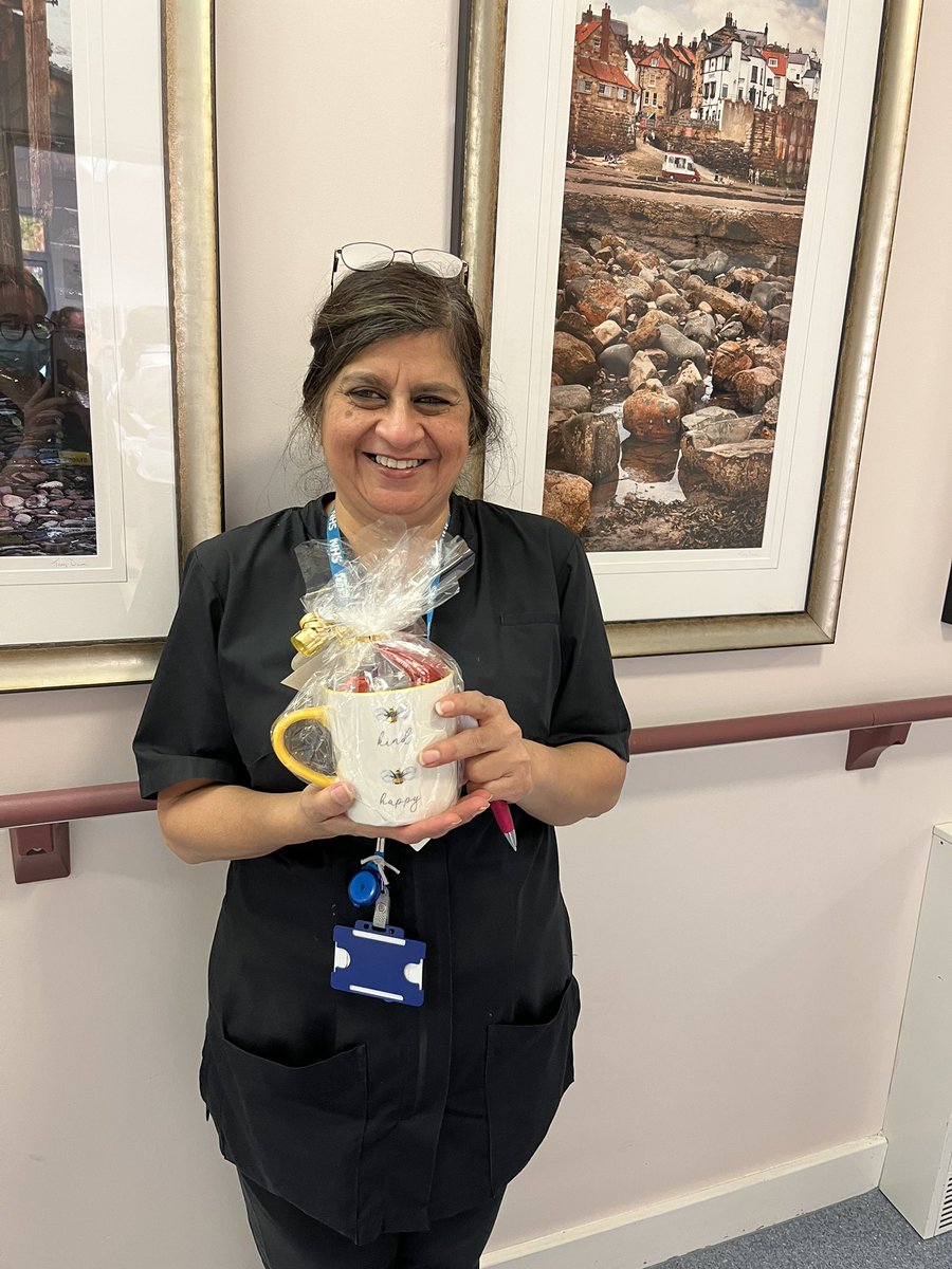 Our first member of our East Ward team to be “Mugged” this November Bhavna Patel our hard working and dedicated Ward Clerk. No job is too big or small. Enjoy your treats. @LPTnhs @dona_perkins @LouiseM41090612 @CHSInpatientLPT @sj_latham