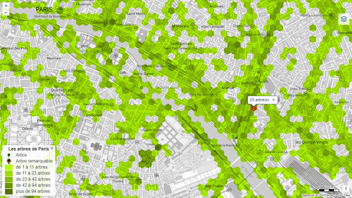 jmviglino's tweet photo. #30DayMapChallenge day 9: Hexagons ⬡
🌿🌳Trees of @Paris ⬡ in hexagons ⬢ #hexbin🌲 #Macarte @opendataParis
🗺️online map➡️ https://t.co/CDQhzT5dHb https://t.co/CveOZ06umL