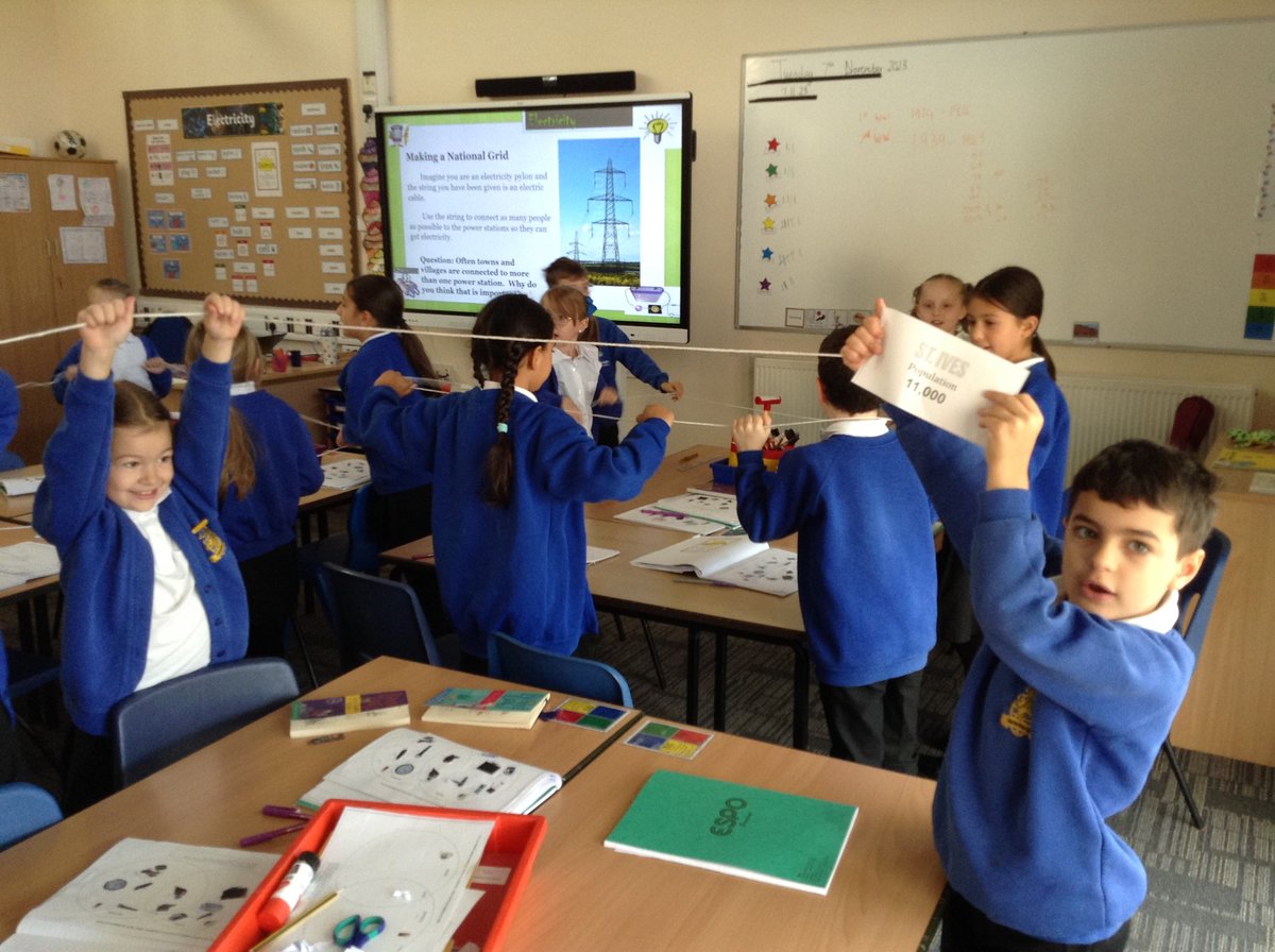 NewburghPrimary's tweet photo. Science Day🧪
As part of our Science Day Year 3/4 explored where electricity came from and made our own National Grid. Then we looked at renewable sources of energy and created and tested our own wind turbines.
#Year3and4 #NPSscience https://t.co/Tk4sdYkwL2