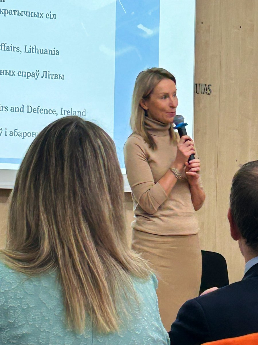 Seminar on Media Freedom and Belarus in Vilnius. Strong and inspiring words by Prof Šešelgytė and Svetlana Tsikhanouskaya at opening. Keep on fighting for democracies. Efforts of Belarusian journalists to deliver truth not in vain, will bring us closer to victory, to democracy.