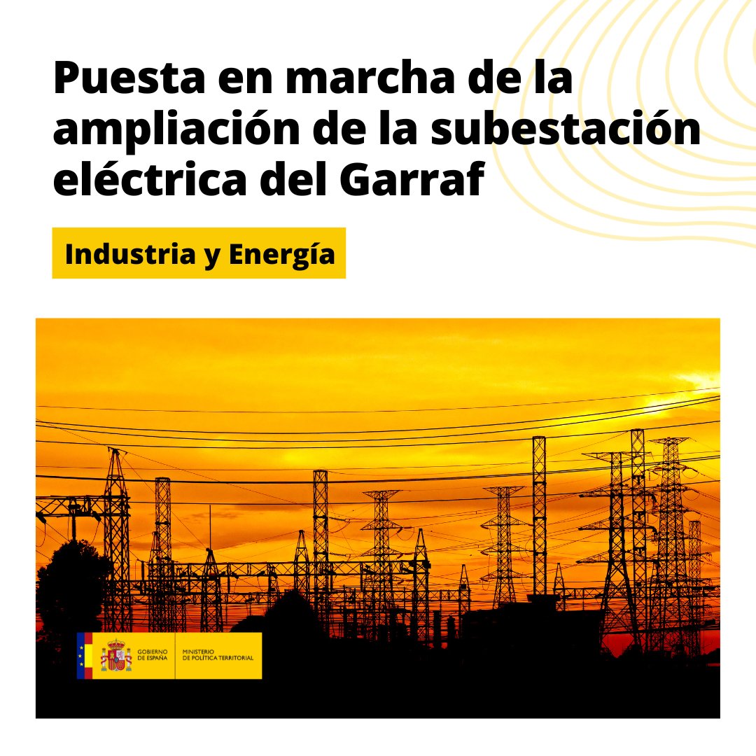 🔌🌿El 6 d'octubre, el Director de l'Àrea d'Indústria i Energia, juntament amb tècnics de Xarxa Elèctrica d'España S.A. van visitar la subestació elèctrica de Garraf a Vilanova i la Geltrú. Es va emetre l'Acta de Posada en marxa de la seva expansió, clau per a l'energia renovable