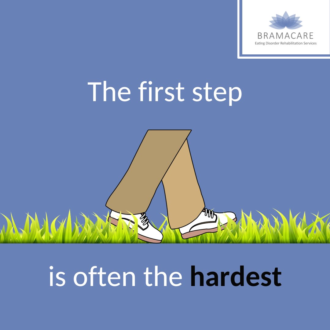 Bramacare1's tweet photo. The first step towards #eatingdisorder recovery can be the hardest one to take.

It's okay to find things difficult, or to not know what to do. If you're trying to take that step, talk to loved ones or your GP and know that help is out there. https://t.co/wNkW8rcWaf