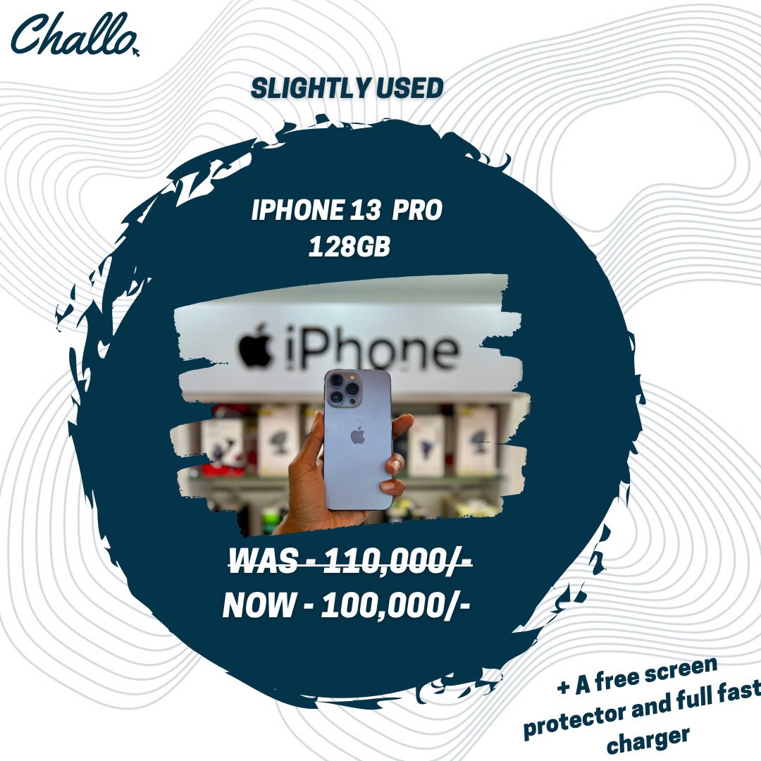Capture brilliance with the iPhone 13 Pro. Elevate your photography and performance game. 📸⚡ 
#iPhone13Pro #PhotographyExcellence  #ChalloTechDeals #BlackNovember #TechParadise