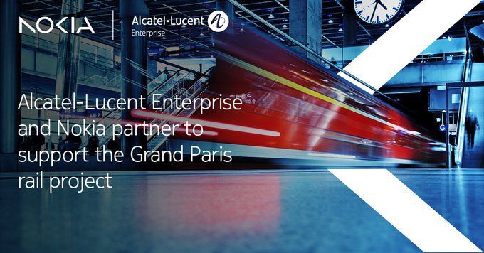 .<a href="/ALUEnterprise/">Alcatel-Lucent Enterprise</a> &amp; <a href="/Nokia/">Nokia</a> have formed a strategic partnership to deliver real-time operational data for the Grand Paris Express. This monumental metro rail project in Europe will elevate efficiency, bolster safety &amp; enhance the passenger experience. buff.ly/3Q0gAAh