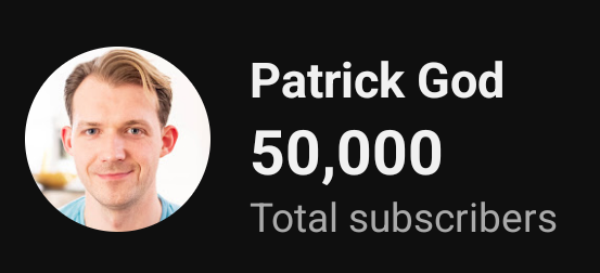 _PatrickGod's tweet image. Hey Everyone!
We've just smashed through the 50k subscriber mark on YouTube – that's nuts! 😄 I'm so thankful to each of you for hitting that subscribe button and joining me in this crazy .NET and #Blazor adventure.
Just me here, making videos and coding away, and knowing…