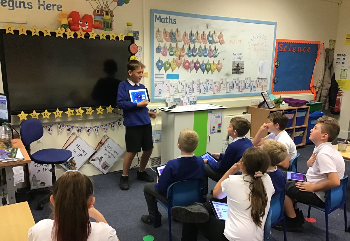 A great first Code Club! We made our own rock bands using Scratch and even recorded our own sounds. A great rock concert from Year 6! 🎸🎶#wclpscomputing