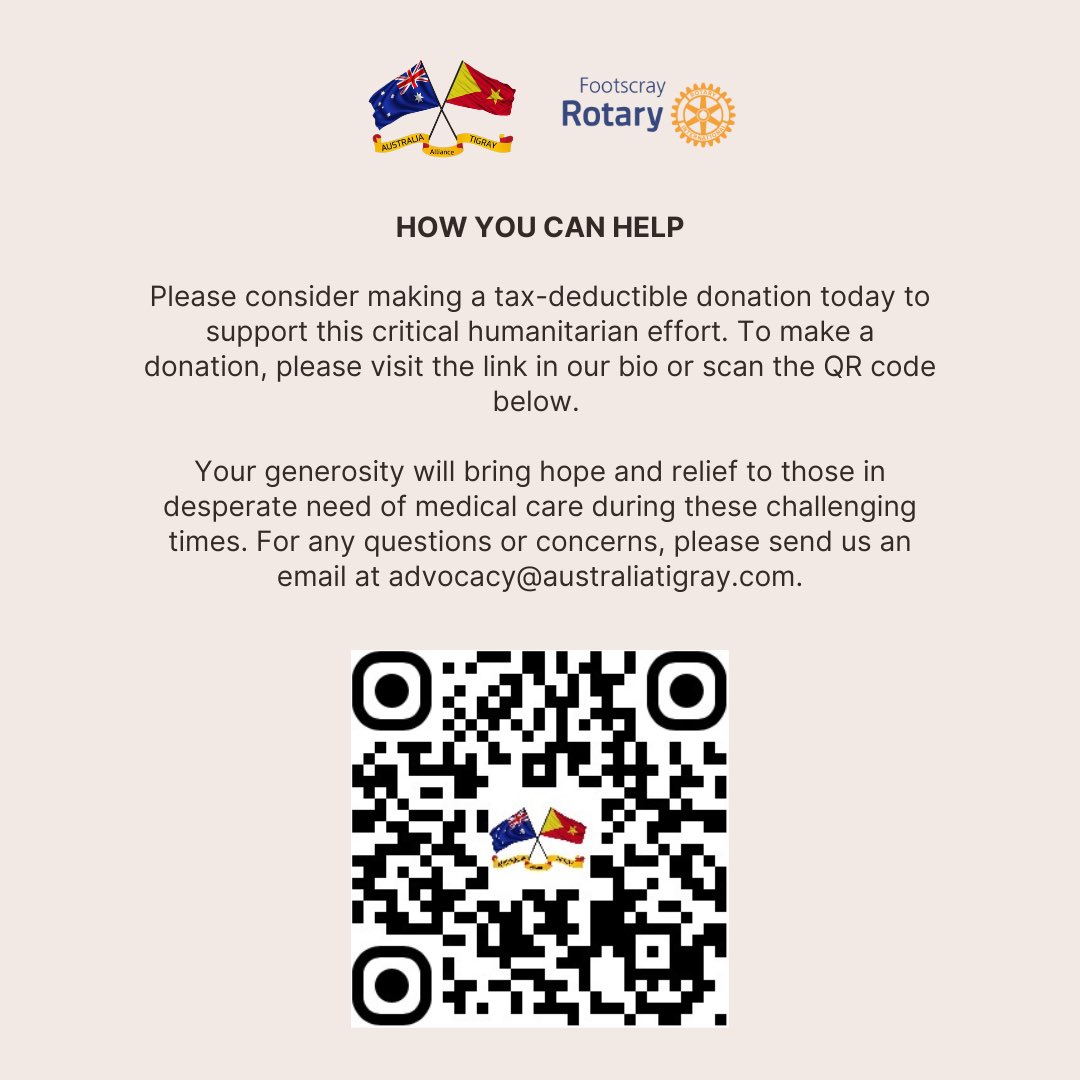 #Ayder Hospital in #Tigray is facing a healthcare crisis of unprecedented proportions. The collapse of the healthcare system demands immediate support. Your tax-deductible donation can make a life-saving impact. Learn more and contribute today!

chuffed.org/project/103641…