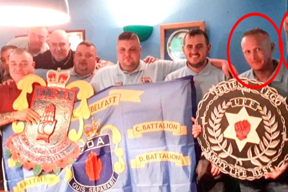 WeeDogWalker's tweet image. @bbcradioulster #BBCGMU Perhaps these are the gate marches Sue Ellen was talking about, spot Nolan’s mate he pays to appear on show a a consultant!