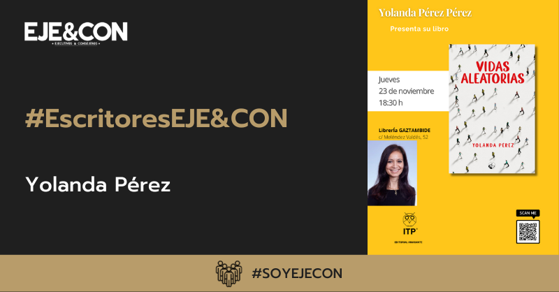 📚 El 23/11 a las 18:30, acompáñanos en la presentación del libro "Vidas Aleatorias" de Yolanda Pérez, VP de Buen Gobierno Corporativo en <a href="/AsocEyC/">EJE&CON</a>, en la librería Gaztambide (Madrid). Las ventas se destinan a <a href="/Adoptaunabuelo/">Adopta Un Abuelo</a>, apoyando el compromiso social y el factor "S" del ESG.