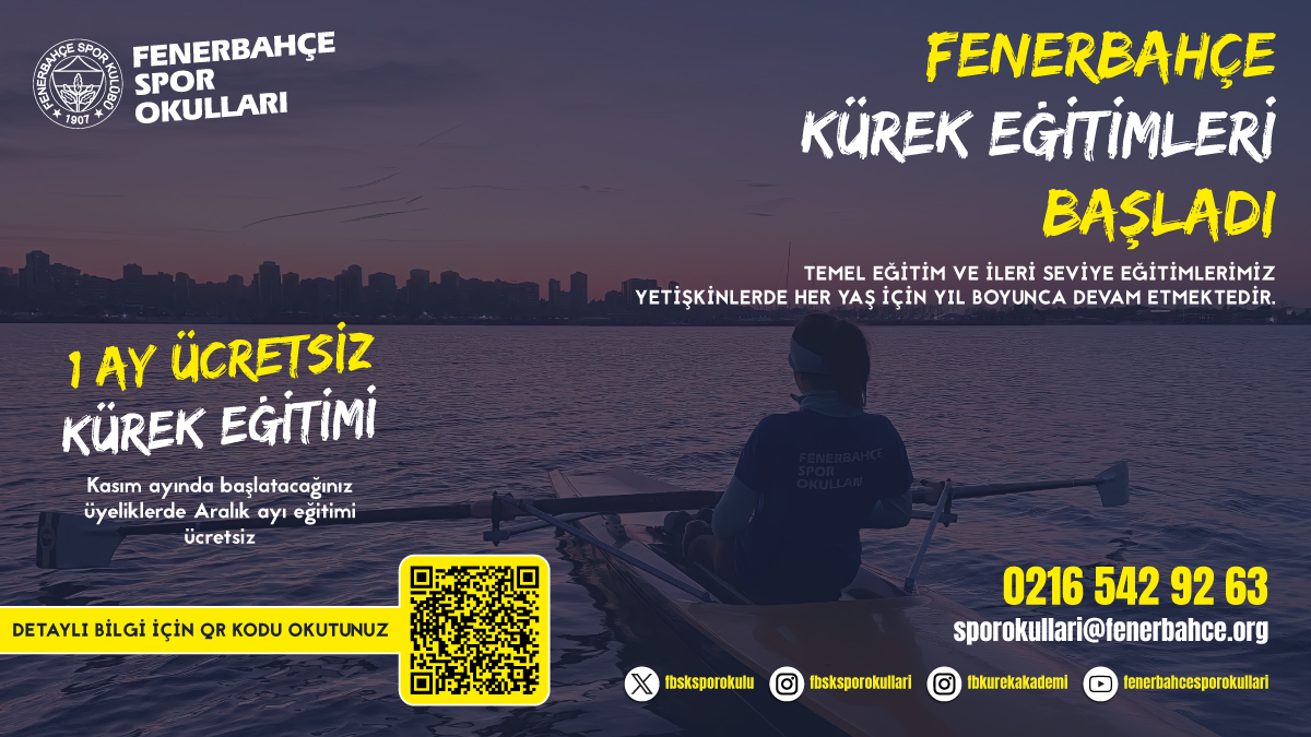 ÜCRETSİZ YETİŞKİN KÜREK EĞİTİMİ KAMPANYASI 👉 t.ly/m18GU