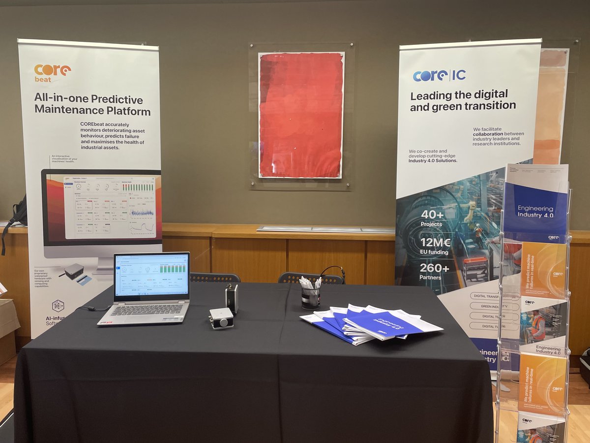 CORE_inno's tweet photo. Today, we're at OTEAcademy for the 16th Maintenance Forum!
Nikos Kyriakoulis, CORE Group Founder and Managing Partner, just gave a presentation on #COREbeat, our all-in-one #PredictiveMaintenance platform and its EPALME - @MytilineosSA pilot. https://t.co/wMW0DqLGsB