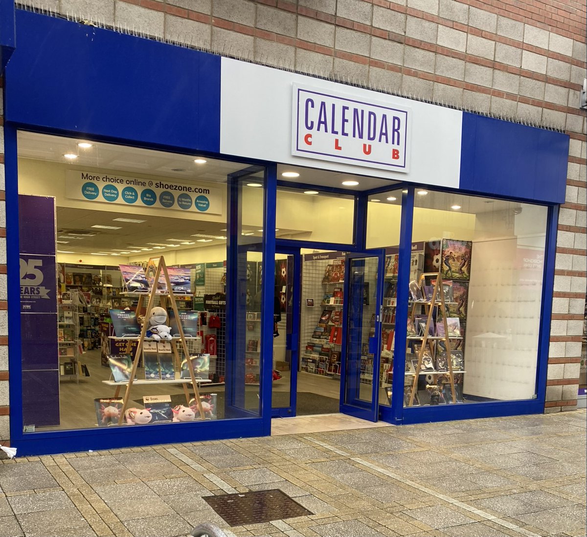 Calendar Club is back in town! Shop 1000+ products instore or choose from their extended range of 6500+ items, available through their order instore service. Their range includes calendars, stationery & much more. Find them opposite the old Wilko unit on New Conduit Street.