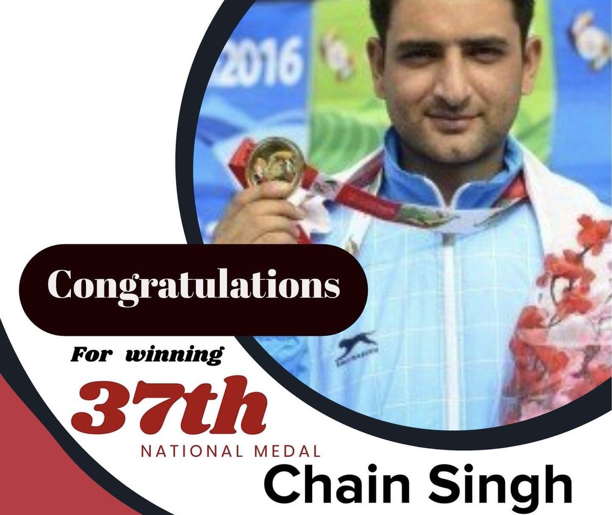 SamRaja21700228's tweet photo. Only Sportman of #JammuAndKashmir who is Olympion. Proud Of #JammuAndKashmir #ChainSingh. https://t.co/gNgVawc4pH