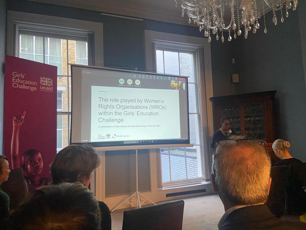 AbtGlobalGB's tweet photo. We recently attended the BEI event for International Day of the Girl. The importance of working with Women’s Rights Organisations was highlighted in theFCDO's flagship Girls’ Education Challenge project. Learn about Abt's work in this area 👇 
https://t.co/5CLK6WtCcQ
#GEDSI https://t.co/d9KrUNVfG9