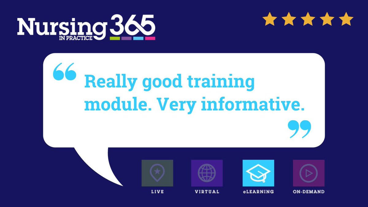 NIP_365's tweet photo. ⭐ ⭐ ⭐ ⭐ ⭐
Sign up to Nursing in Practice 365 today to expand your knowledge and to keep on top of your CPD progress ahead of your appraisal/ revalidation https://t.co/B0WcagMAAd
-
#MedicalBlogs #Nurse #Nurses #MedTwitter #MedEd #NurseTwitter #NurseLife #CPD #eLearning https://t.co/Kus5UgeDkk
