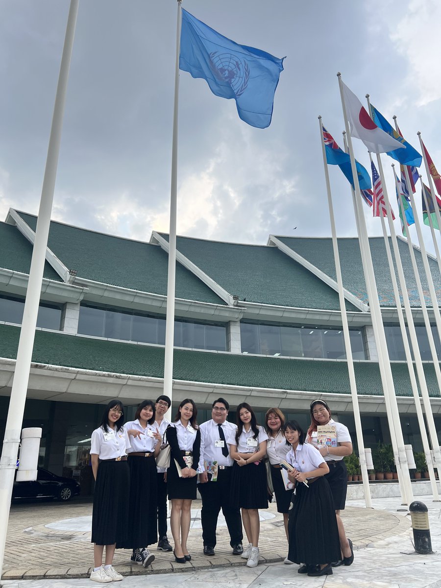 PueySchoolDS's tweet photo. Our students were selected to intervene on the panels for Climate FDI and Synergies on the Global Compact for Migration at the 7th South-East Asia Multi-Stakeholder Forum at the UN Conference Centre in Bangkok on 7 November 2023.
#UNESCAP #SDGs #Thammasat #TU #DekDev #วป๋วย https://t.co/AQcQvjf8CY