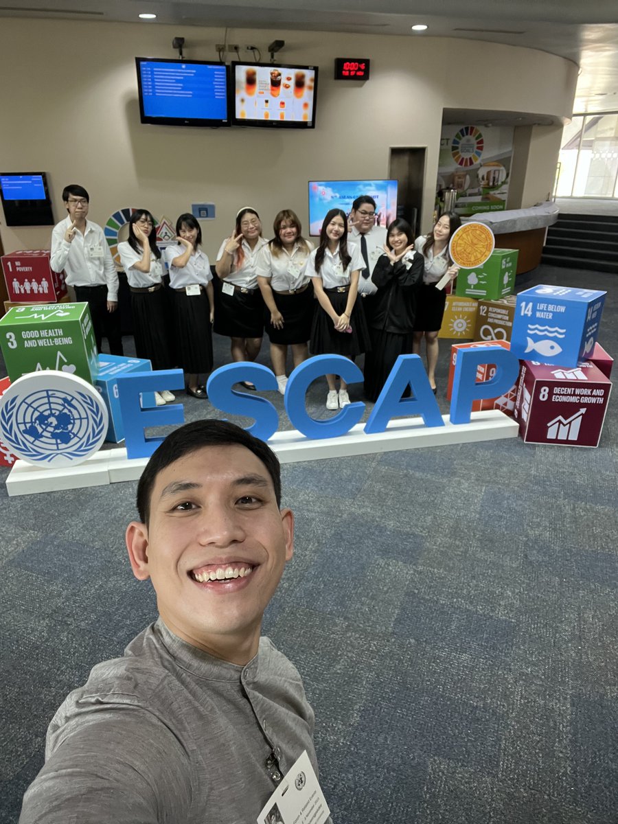 PueySchoolDS's tweet photo. Our students were selected to intervene on the panels for Climate FDI and Synergies on the Global Compact for Migration at the 7th South-East Asia Multi-Stakeholder Forum at the UN Conference Centre in Bangkok on 7 November 2023.
#UNESCAP #SDGs #Thammasat #TU #DekDev #วป๋วย https://t.co/AQcQvjf8CY