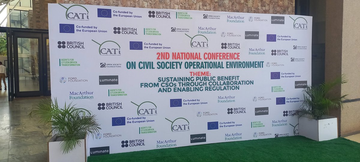 Joytonex's tweet photo. 2nd National Conference on Civil Society Operational Environment
#CSOConference2023
@BritishCouncil @FordFoundation @macfound https://t.co/06ms1cVt7r