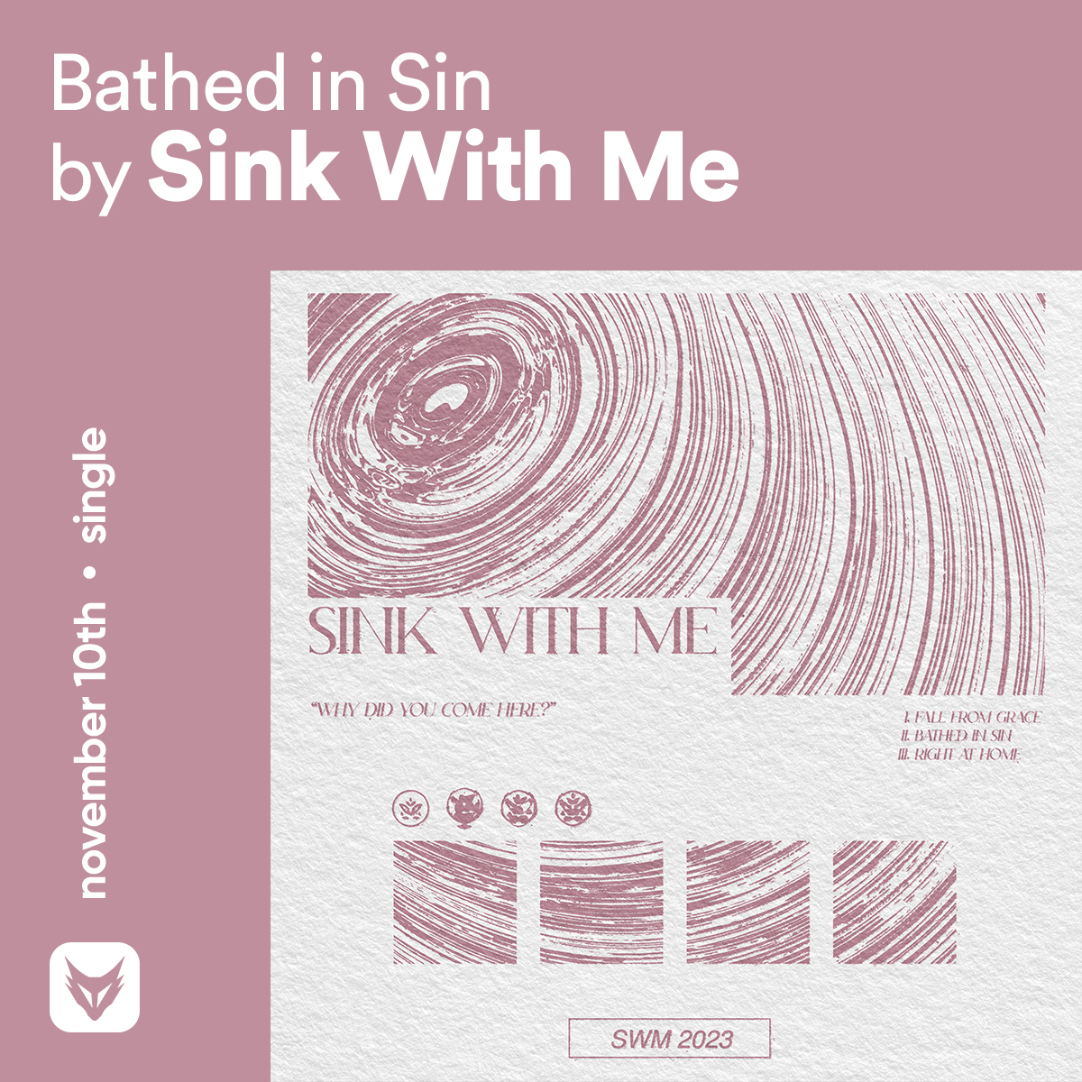 FOXCOREisdead's tweet photo. // Friday singles, Pt. II.I: November 10th
@sinkwithmeband — Bathed in Sin
@celldweller & @thebrowningband — Switchback
#havewill — Hurricane (feat. #Jane of #GHOSTAGE & @kylekujira of #WithoutMe) (#ThirtySecondstoMars Cover) https://t.co/dwXBQjaOhB
