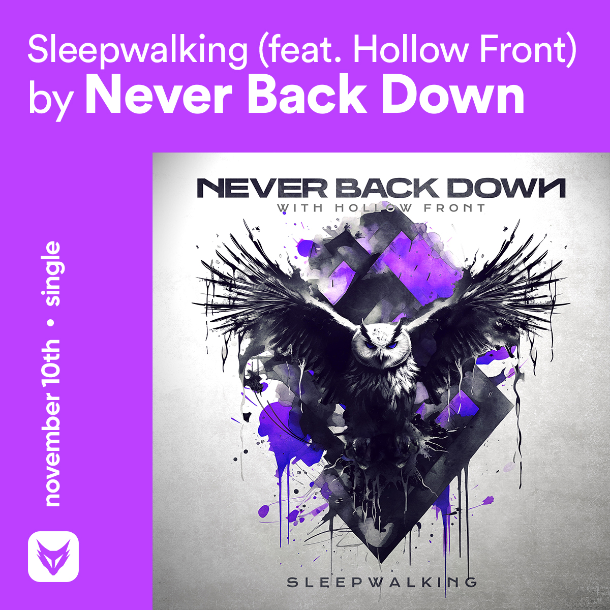 FOXCOREisdead's tweet photo. // Friday singles, Pt. II.II: November 10th

@redkeepofficial — The Call
#NeverBackDown — Sleepwalking (feat. @hollowfrontband)
@dbaswe &amp; @selfdecsthlm — Feeding Demons
@maviscult — Calypso https://t.co/JPxPk2WMWN