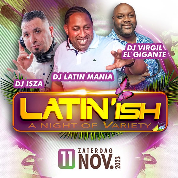 Latin’ish is terug van weggeweest!

Zaterdag 11 november met 🎧DJ Virgil el Gigante🎧DJ Isza 🎧Dj Latin Mania 

Locatie: Develpaviljoen / Boathouse 078 in Zwijndrecht (slechts op enkele minuten van Rotterdam)

tropicaliente.nl/event/latinish…