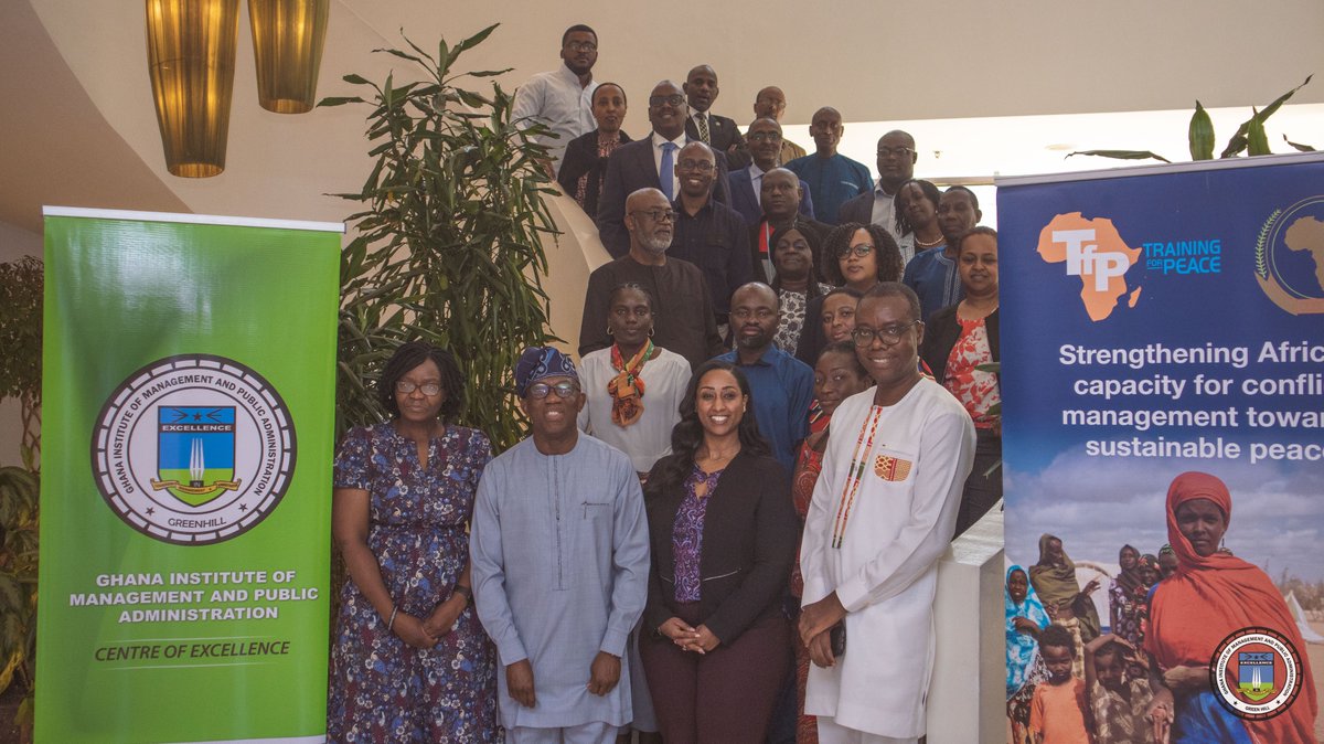 gimpa_training's tweet photo. Today, Thursday, 9, 2023, we witness the opening ceremony of the Strategic Leadership Training Workshop, a groundbreaking initiative for participants in the @AUC_PAPS of the @_AfricanUnion by the @gimpa_training. https://t.co/dbJpWYrp7Q