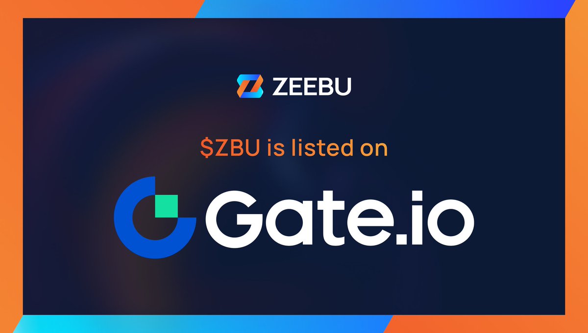 #ExchangeListing #gateio

📣 It's official! $ZBU is now live on @gate_io!

We're thrilled to expand our presence, you can now find us on @gate_io - one of the top crypto exchanges.

👉 Check $ZBU here: gate.io/trade/ZBU_USDT