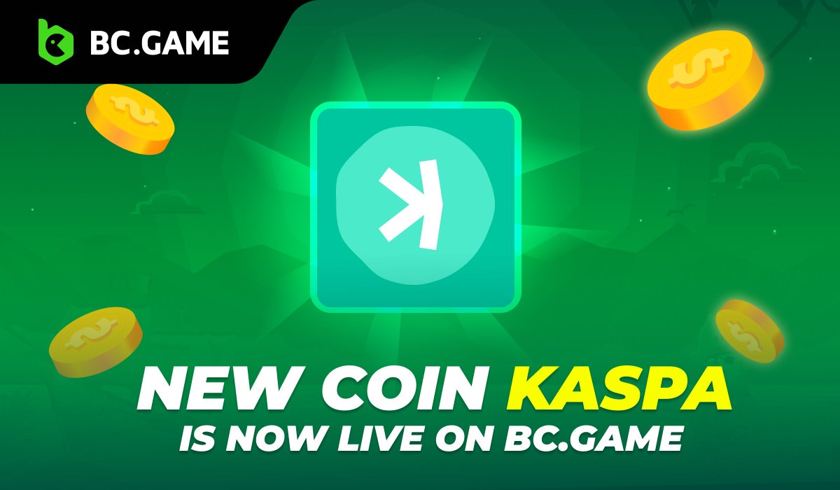 🚀 Exciting news! 🎉 @KaspaCurrency (#Kaspa) is now live on BC.GAME! 🥳

"Kaspa is based on the GHOSTDAG protocol, which is a generalization of Bitcoin Consensus. It aims to be the fastest and purest proof-of-work consensus engine"

To celebrate, we're giving away