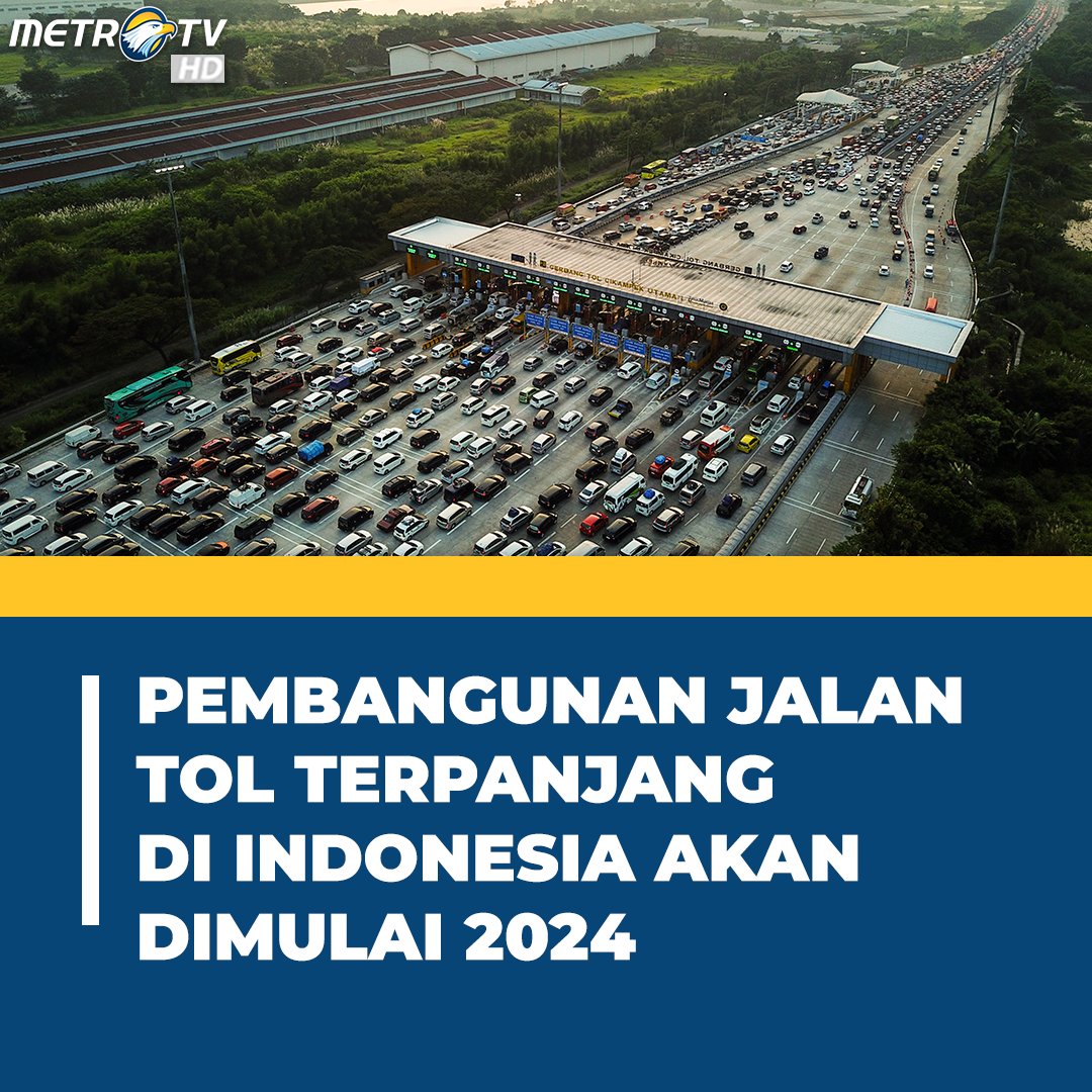 Metro_TV's tweet photo. (@KemenPU) Direktur Jenderal (Dirjen) Bina Marga Kementerian Pekerjaan Umum dan Perumahan Rakyat (PUPR) Hedy Rahadian menyampaikan pembangunan Jalan Tol Gedebage-Tasikmalaya-Cilacap (Getaci) akan dimulai pada 2024.

#tolterpanjang #tolgetaci #gedebage https://t.co/haeOomYQ4v