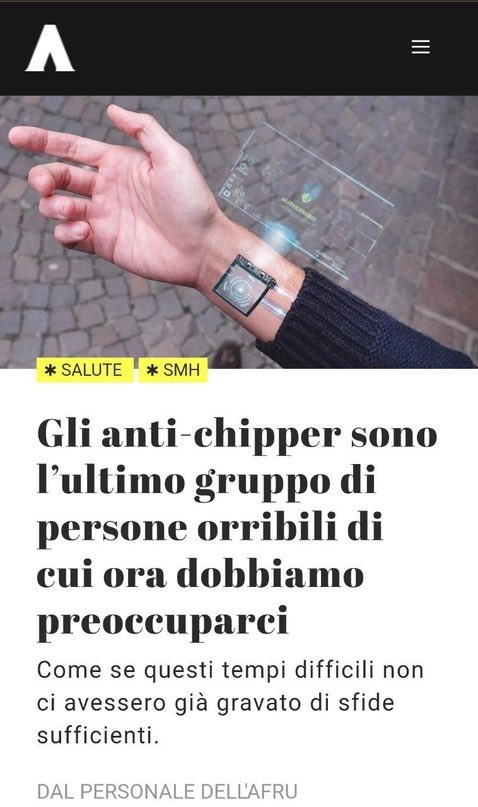 Surfiniae's tweet photo. #LeMaravigghieDellInternette
Ora oltre che #ProPutin #ProPalestina #NoVax sono anche #NoChip ๐คฆ๐ปโโ๏ธ๐คฆ๐ปโโ๏ธ๐คฆ๐ปโโ๏ธ๐คฆ๐ปโโ๏ธ
@lemaravigghie https://t.co/BhVBMmSQ1j