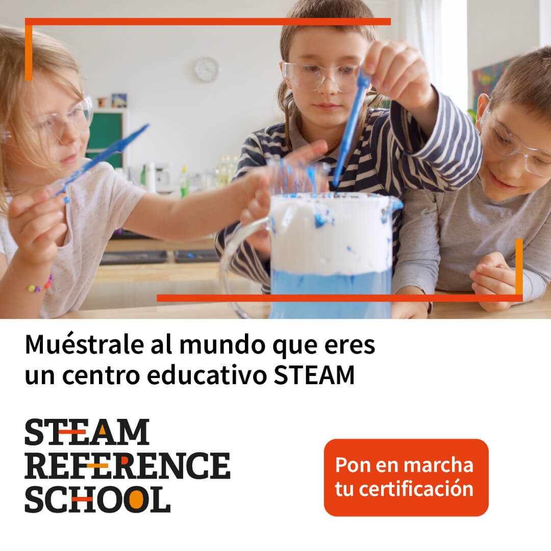 Edelvives's tweet photo. Si tu centro tiene una propuesta STEAM integrada, pon en marcha la certificación STEAM avalada por las principales firmas tecnológicas y educativas. Si ya tenéis una, pasa al nivel superior.
¡No esperes más!➡️https://t.co/sITkbM0VeF
#EdelvivesSiempreContigo #steamreferenceschool https://t.co/BPRURpRiqx