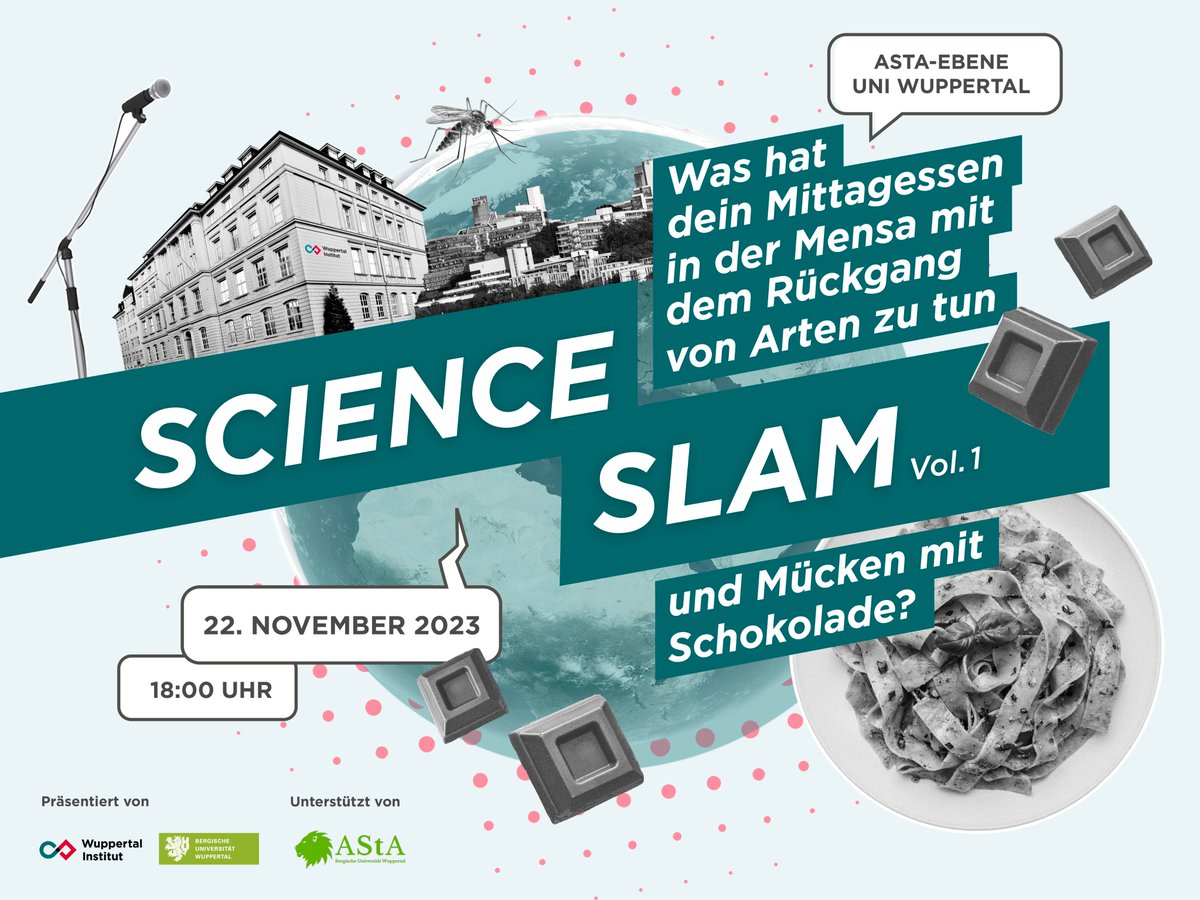 Wuppertal Institut (@wupperinst) on Twitter photo High-End-Forschung zum Mitlachen im 10-Minuten-Takt: #ScienceSlam NACHHALTIGKEIT feiert am 22. November Premiere in #Wuppertal. Das <a href="/wupperinst/">Wuppertal Institut</a> und die <a href="/Uni_Wuppertal/">Bergische Universität Wuppertal</a> beschreiten damit neue Wege der #Wissenschaftskommunikation
wupperinst.org/a/wi/a/s/ad/83… #WissKomm High-End-Forschung zum Mitlachen im 10-Minuten-Takt: #ScienceSlam NACHHALTIGKEIT feiert am 22. November Premiere in #Wuppertal. Das <a href="/wupperinst/">Wuppertal Institut</a> und die <a href="/Uni_Wuppertal/">Bergische Universität Wuppertal</a> beschreiten damit neue Wege der #Wissenschaftskommunikation
wupperinst.org/a/wi/a/s/ad/83… #WissKomm