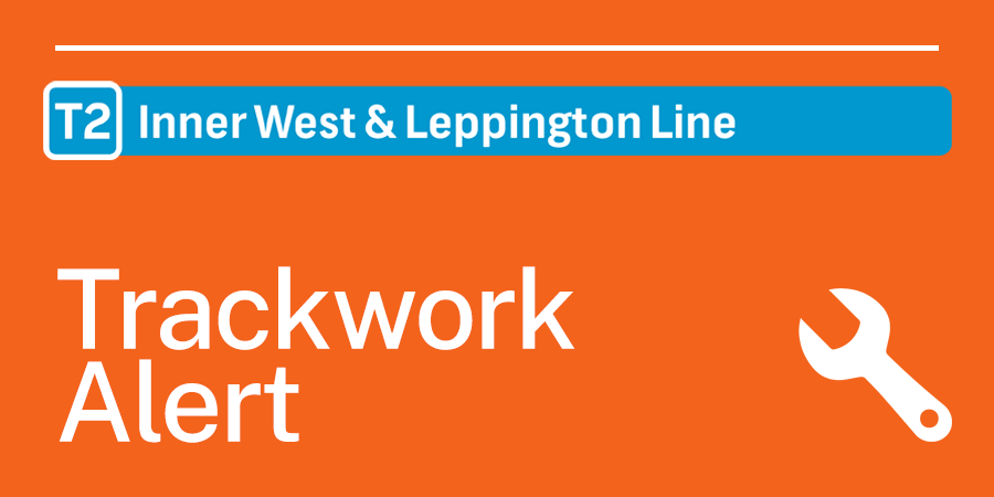 T2SydneyTrains's tweet image. Are you travelling on the #WesternLine tonight?

🛠 #Trackwork may affect how you travel.

Nightly from 10pm to 1.30am, Inner West trains will not run. Leppington, T1 Western and T9 Northern Line trains run to a changed timetable.

More info: transportnsw.info/alerts/details…