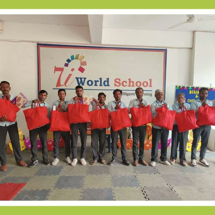 7iworldschool_g's tweet image. Diwali, the 'festival of lights'  and Children's Day were celebrated together filling the day with vigour and enthusiasm. The day was marked by a special assembly highlighting the message of ‘Green Diwali, Clean Diwali’ and commemorating Pandit Jawahar Lal Nehru.
#7iworldschool