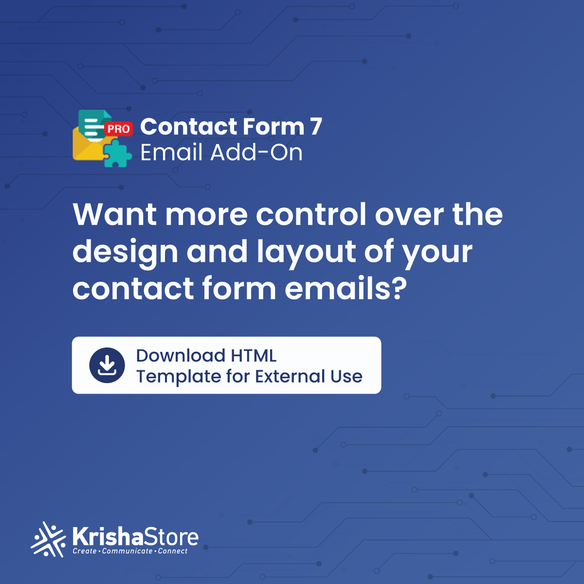 With Contact Form 7 Email Add-On, you can download HTML templates for external use! This means you can use the same email template for different email services 

Download now!  
rebrand.ly/9rcdipi

#emailtemplate #email #contactform7 #emailaddon #templates #KrishaStore