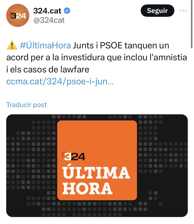 Sr_Donze's tweet photo. Si el acuerdo entre PSOE y Junts incluye el término “lawfare” (guerra judicial) y amnistía delitos de corrupción, estaríamos asistiendo a la absoluta demolición del Imperio de la Ley (rule of law). El comienzo de una dictadura. La derrota total. La peor de las humillaciones. https://t.co/IO7w5m4EnK