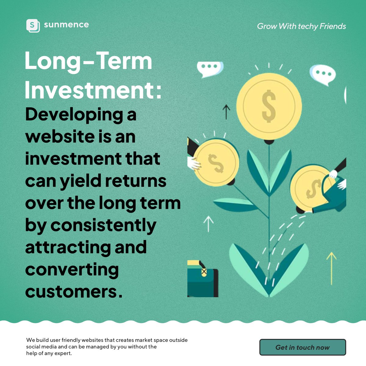 sunmence's tweet photo. Developing a website can be a significant investment for an organization and the there businesses and it's essential to recognize that this investment can yield substantial returns . https://t.co/7mtf7NLgmC