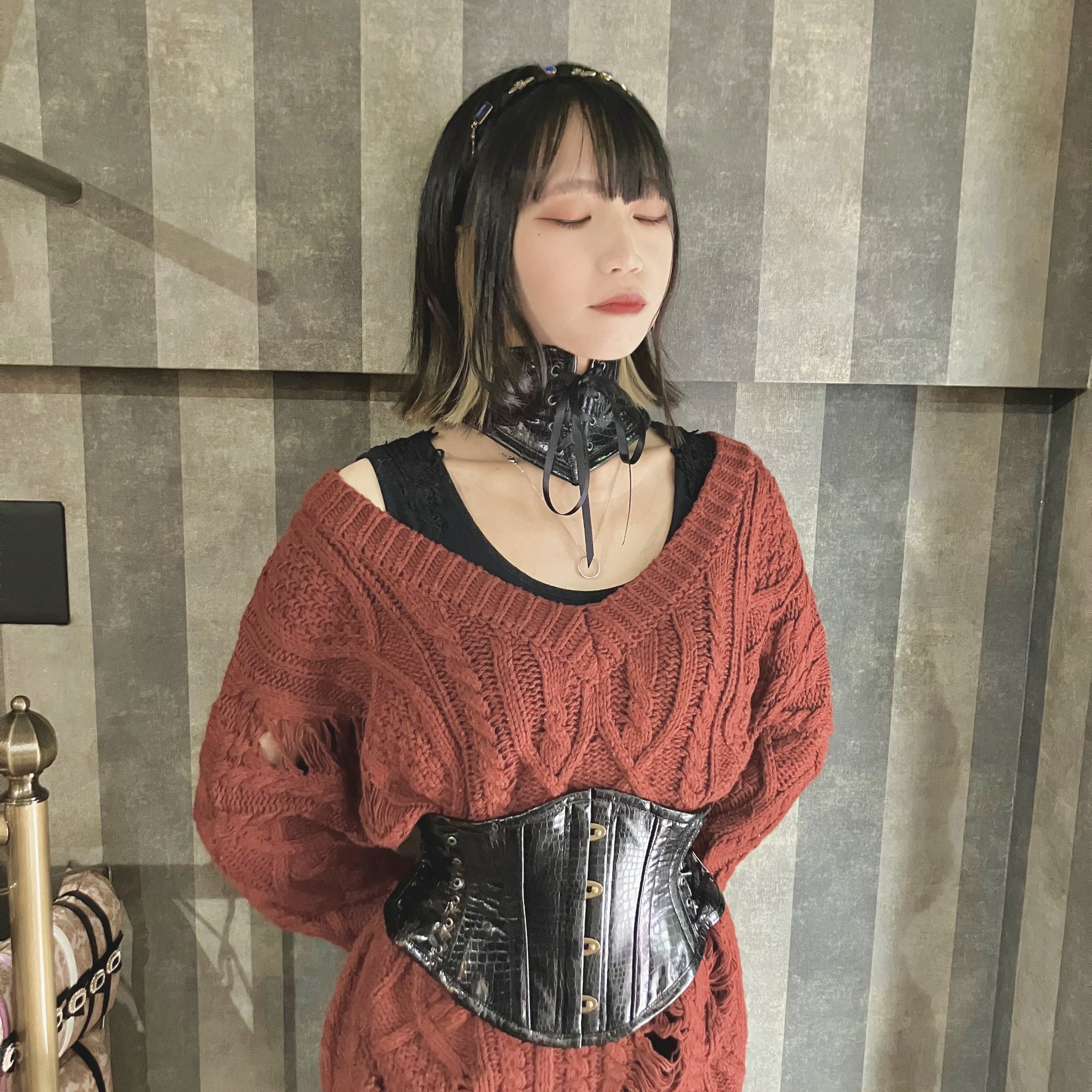 abilletage アビエタージュ ダマスクマーメイドスカート （ロング）